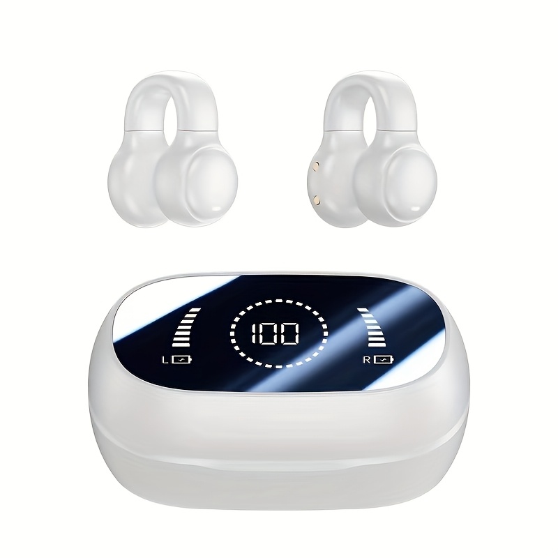 TEMU Wireless Earbuds Feature An In-ear Design That Prevents Sound Leakage, Hifi Audio Quality. Come With A Display And Type-c Charging, Making Them
