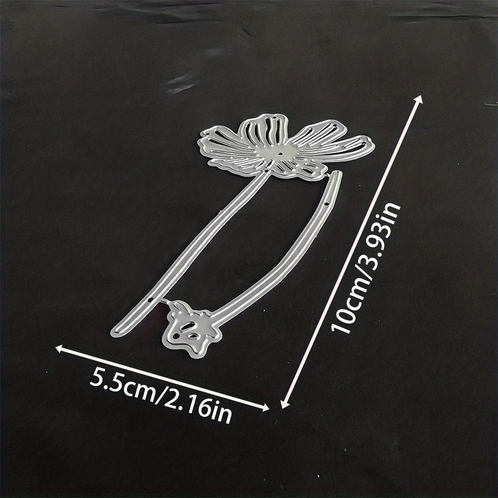 E-shop 1 Stück Blumen-Metallschablone, , Fantasy-Thema, geeignet für DIY-Scrapbooking, Prägung, Handgemachte Grußkartenherstellung,