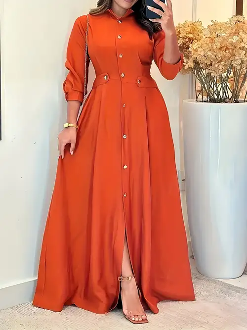 orange dress long sleeve sold on Temu United States orange dress long sleeve sold on Temu United States