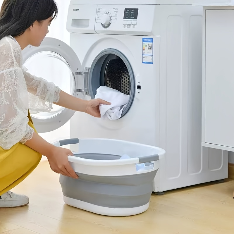 TEMU Panier de rangement en plastique polyvalent et , adapté pour le linge, des animaux de compagnie et le rangement de salle de bain, électricité