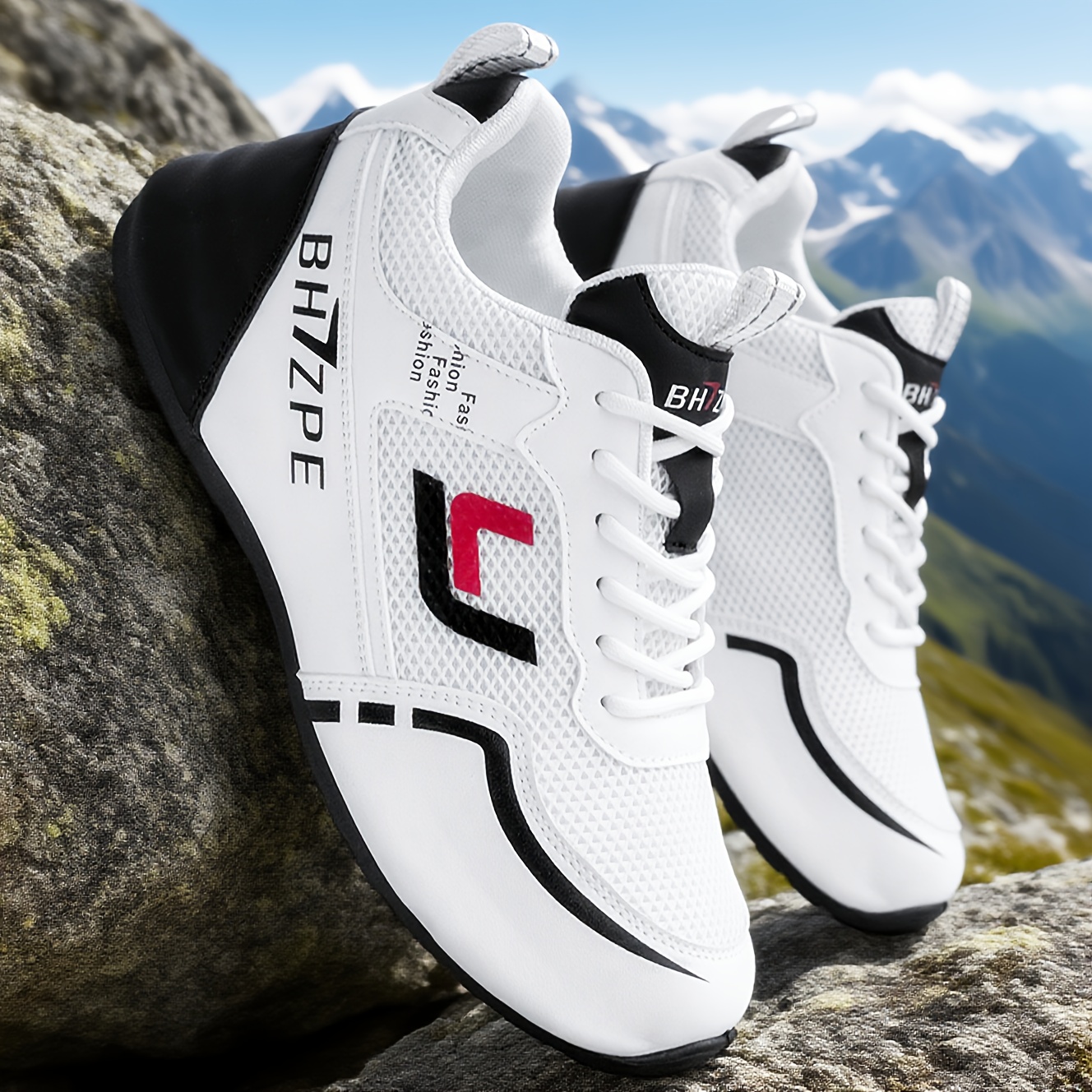 Image of Zhenyuezu Casual Business Shoes, Fashionable Design For And , Stylish With Energy, Trendy Brand Sports Casual Men's Shoes