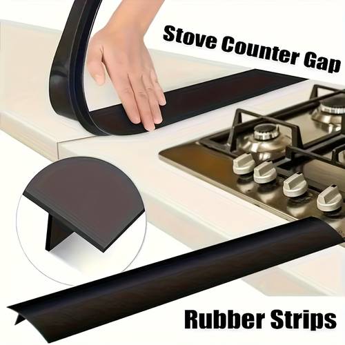 high temperature resistant silicone kitchen oil resistant flexible suitable for gas stove edges countertops and splash guard protection modern kitchen durable