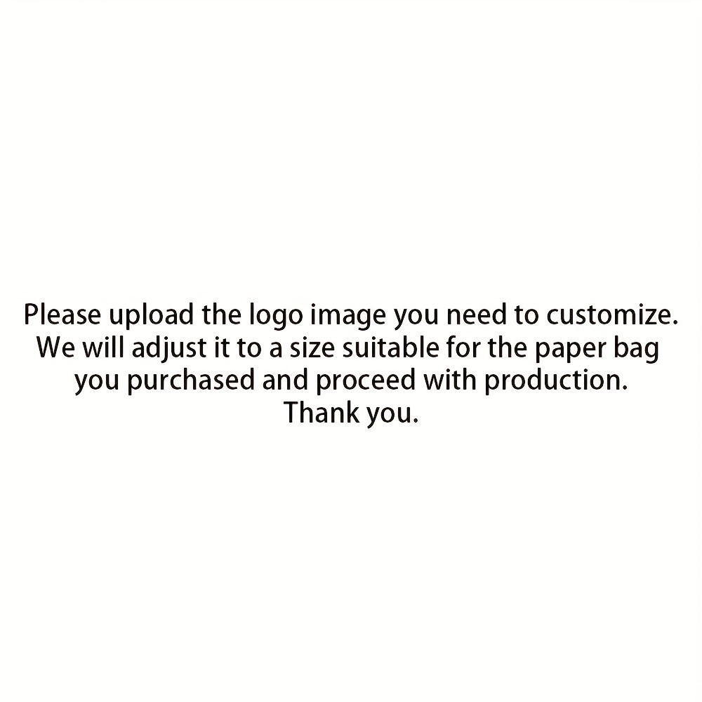 TEMU 10pcs Custom Paper Bags, Personalized Tote Bags, Simple And Stylish Tote Bags, Suitable For Small Items Like Trinkets, Underwear, Glasses, Etc.,