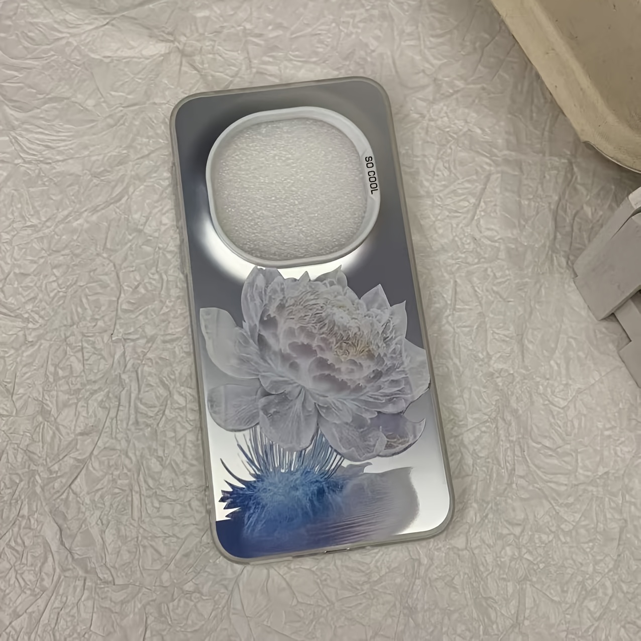 TEMU Phone Case - White Lotus, Adorable, High Quality, Spring Mood, Elegant, Suitable For Models Like Honor 200, 400, 50, 70, 90, Magic 5, X5, 6, 7,