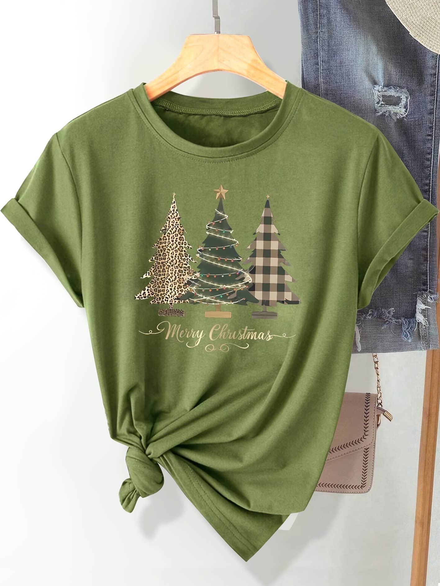Merry And Bright Snowman Shirt Christmas Shirts For Women - Merry And  Bright Holiday Graphic Tee With Snowman Snowman Christmas Top, image size:1417x1890