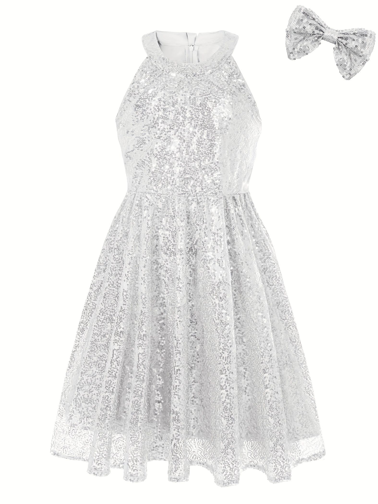 girls glitter dress sold on Temu United States