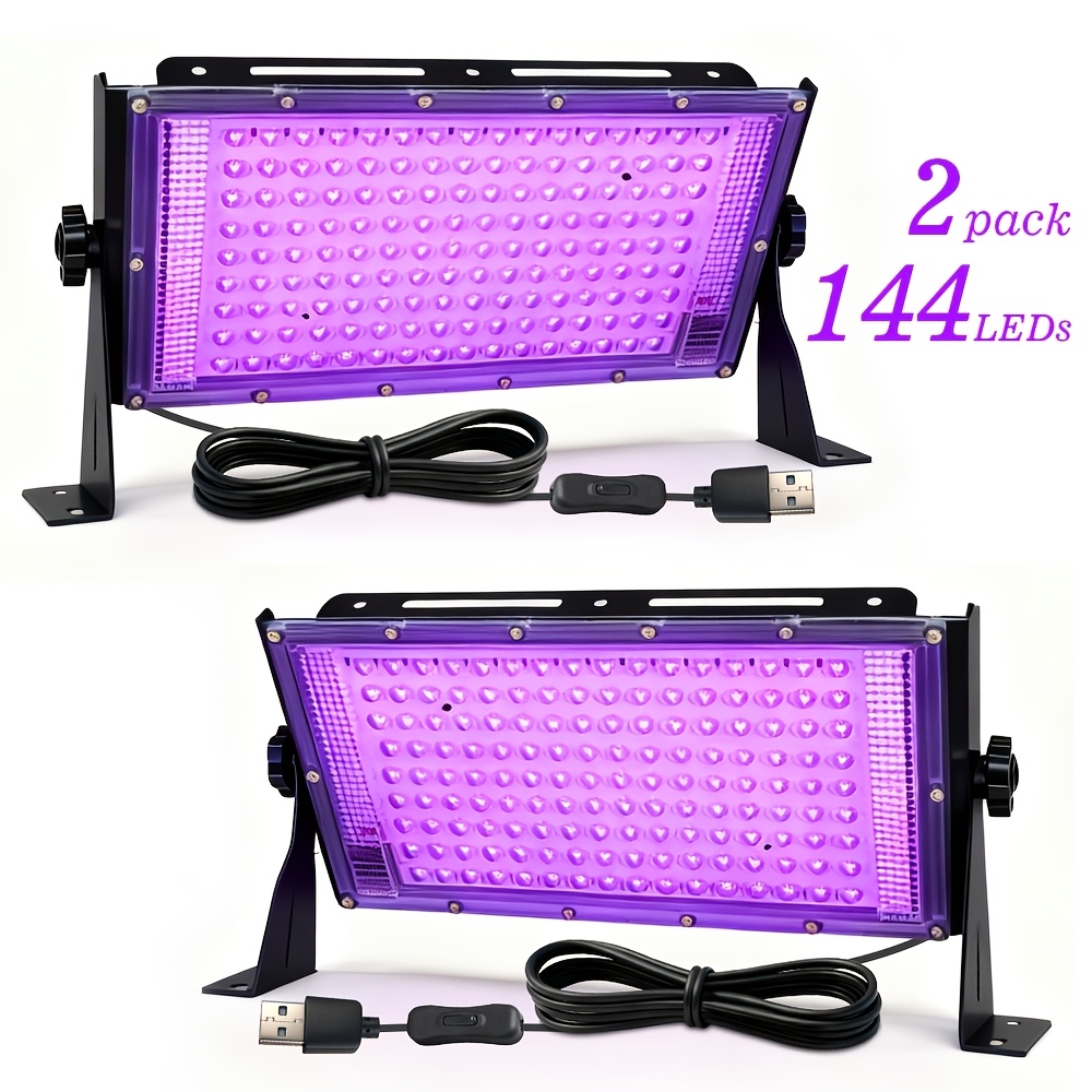 OYCIJE Orodja za izdelavo nakita 96/144 LED velika luč za strjevanje s stojalom 8,8 cm, 395 nm, z USB vtičem in stikalom, in 150 cm napajalnim