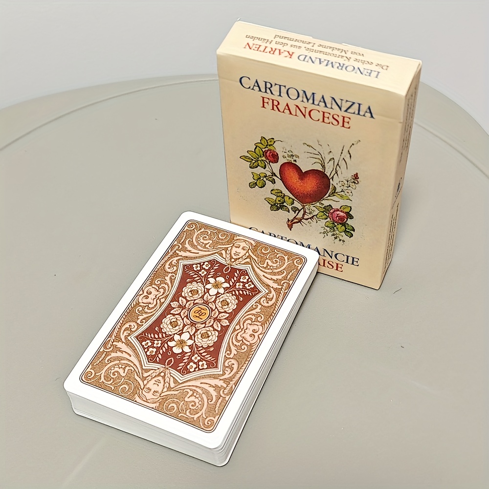 French Cartomancy Lenormand Deck 36pcs Lenormand Cards 9*6cm In Chinese Language Bilingual Edition Classic Deck