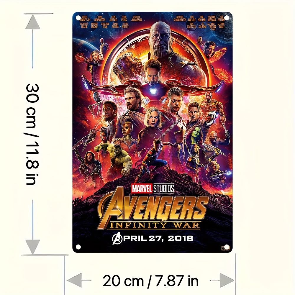 Au ized infinity War Aluminum Poster Temu United Kingdom