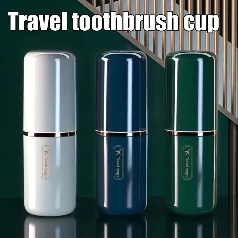 

Toothbrush Cup: Portable Toothbrush Set For And Use - No