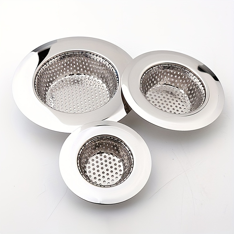 item picture Stainless Steel Kitchen Sink Drain Strainer Sink Floor Drain Strainer Wash Basin Sink Anti Clogging Screen