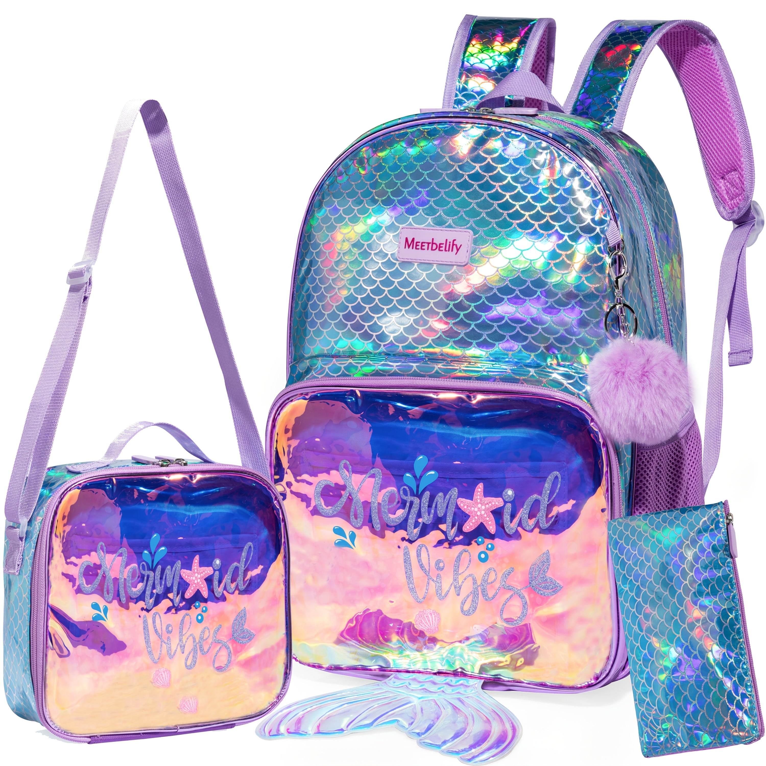 3pcs kids backpack set schoolbag girls boys 13 inch travel - Temu Oman
