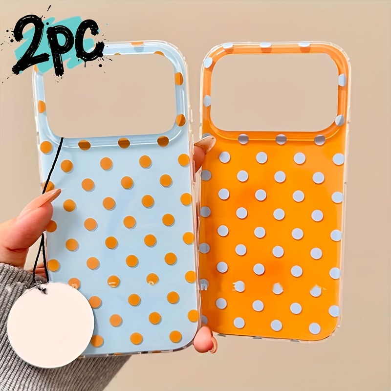 TEMU Coque de téléphone - 2 coques de téléphone : coque de téléphone à tendance, compatible avec Iphone 17 Pro Max, 17 Pro, 12, 13, 14, 15, 16 Pro