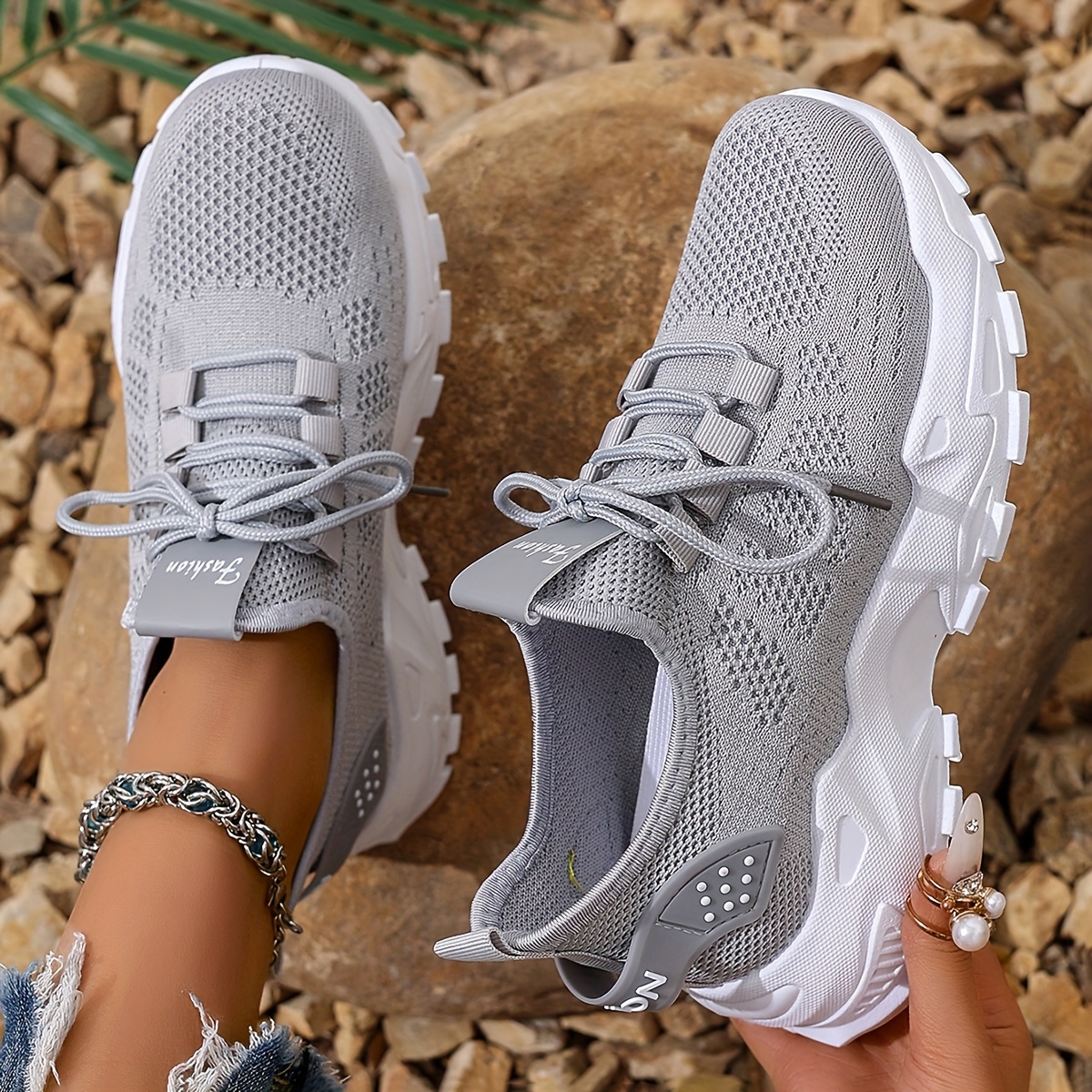 Damen Sneaker Mit Fußgewölbeunterstützung - Bequem & Atmungsaktiv