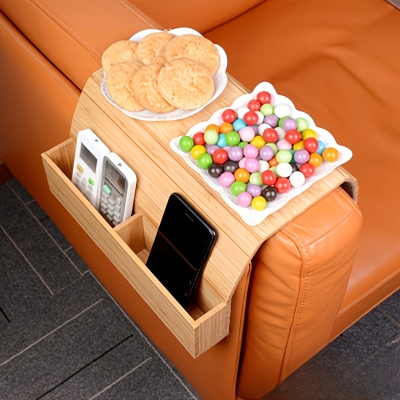 hardwood sofa arm tray decorative   natural   portable   board side table for living room living room furniture details 0