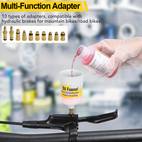 pvc bicycle hydraulic brake bleed kit for electric scooters and road bikes disc braking system oil change maintenance repair tools lite version 2024