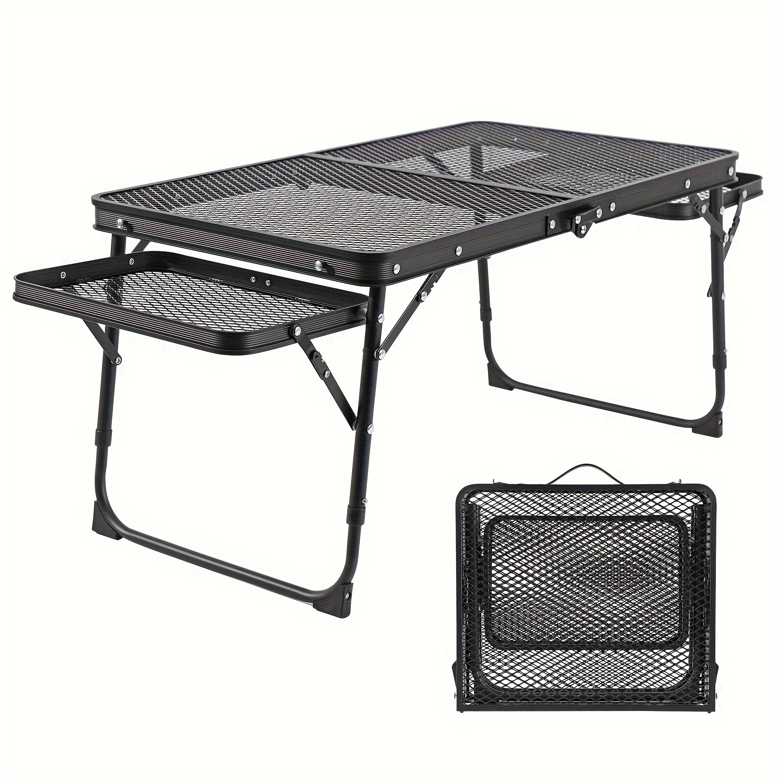 Easy Iron Table LEGS for【Outdoor/Camp】 Iron Outdoor Portable Table Legs Adjustable 28/26cm Camping