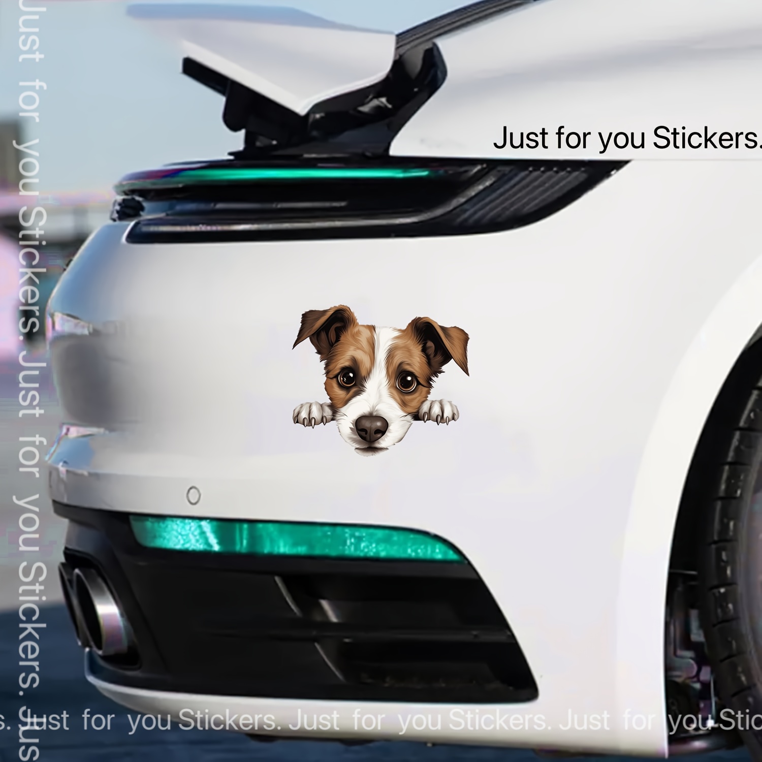 

1pc Terrier Vinyl Sticker, Adhesive Decal For Laptops, Walls, Cars, Windows, Trucks, , Refrigerators - Weather-resistant