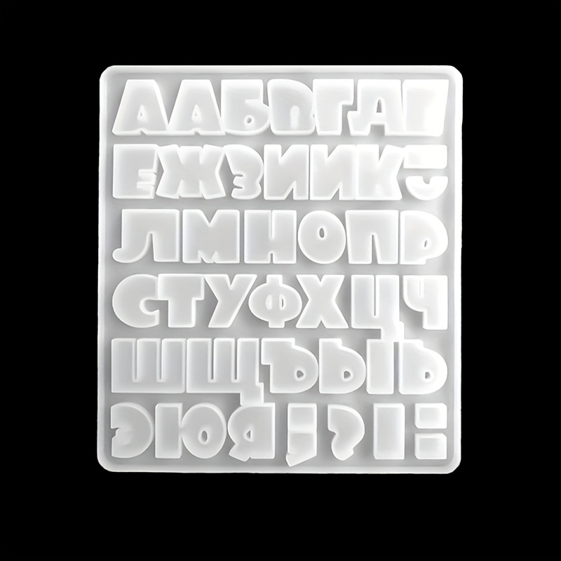 A Resin Mold For Letters