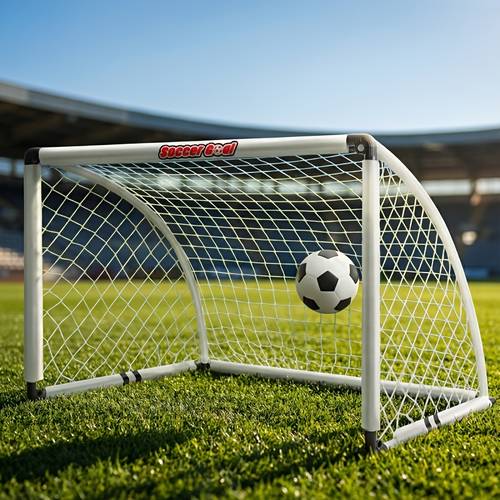 item picture hexagonal hexagon edge latest design portable soccer goal for sports training extra large 130cm 85cm 85cm goal frame with goal net storage bag and 4 ground stakes no installation required for quick setup lightweight and durable material