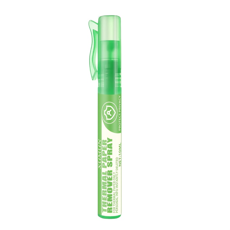 TEMU Stylo Spray Gomme de de Privée 10 ml - Liquide Correcteur pour Papier Thermique pour Effacement Rapide des Données, des Informations