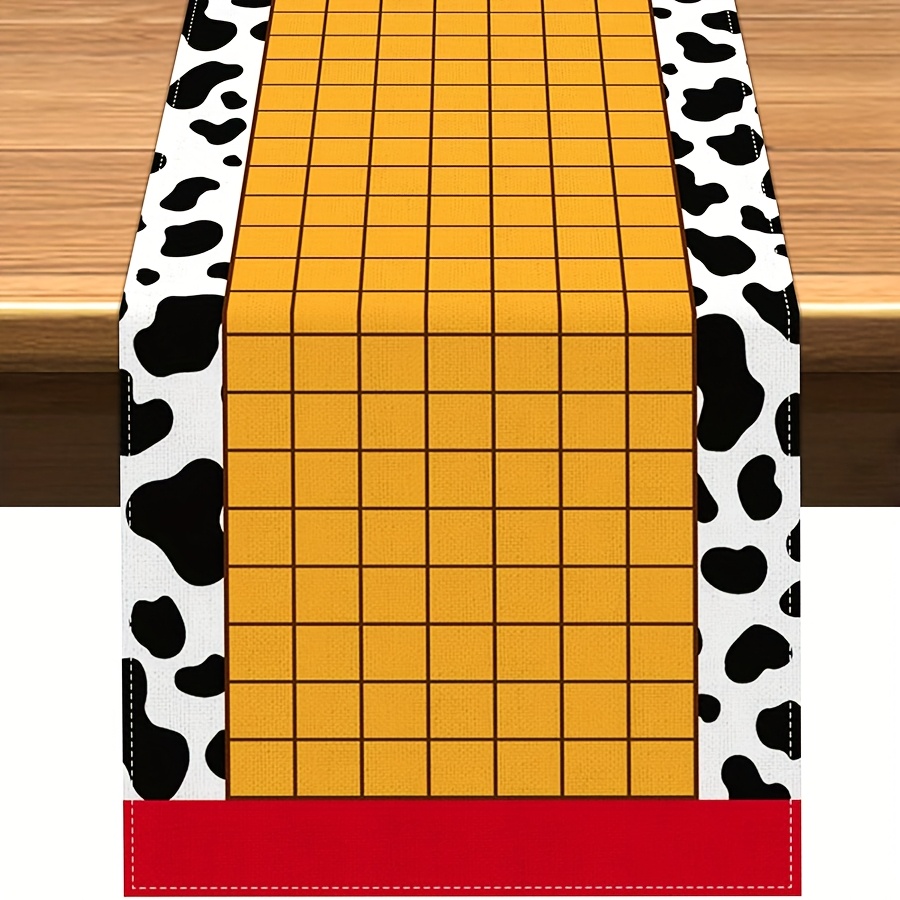 TEMU 1 , de mesa de cuentos de dibujos animados, Decoración para temática de , Decoración para cocina y comedor con diseño de vaca