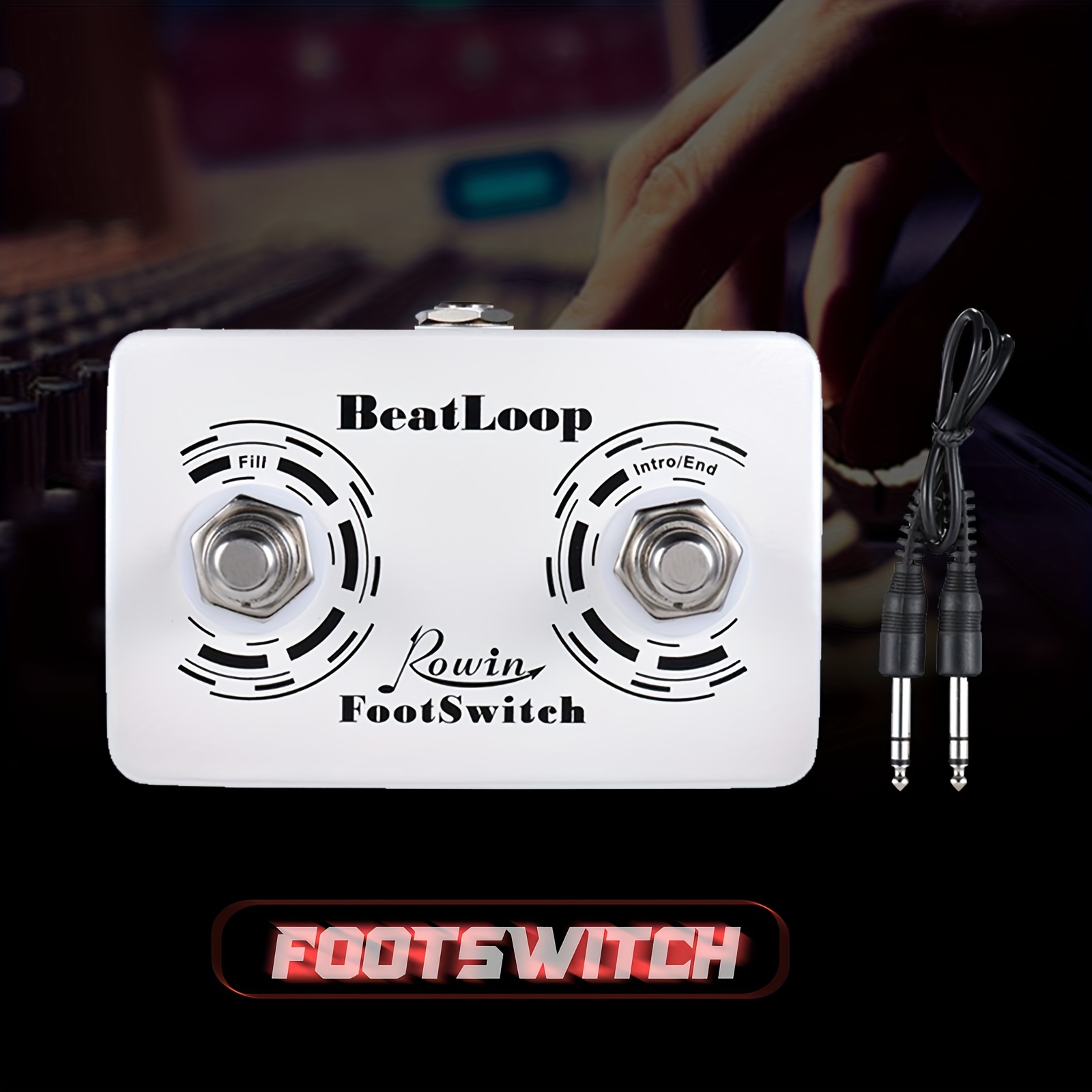 

Amuzik Footswitch, Aluminum Guitar , , , 6.35mm , For Guitar Pedals & Machines