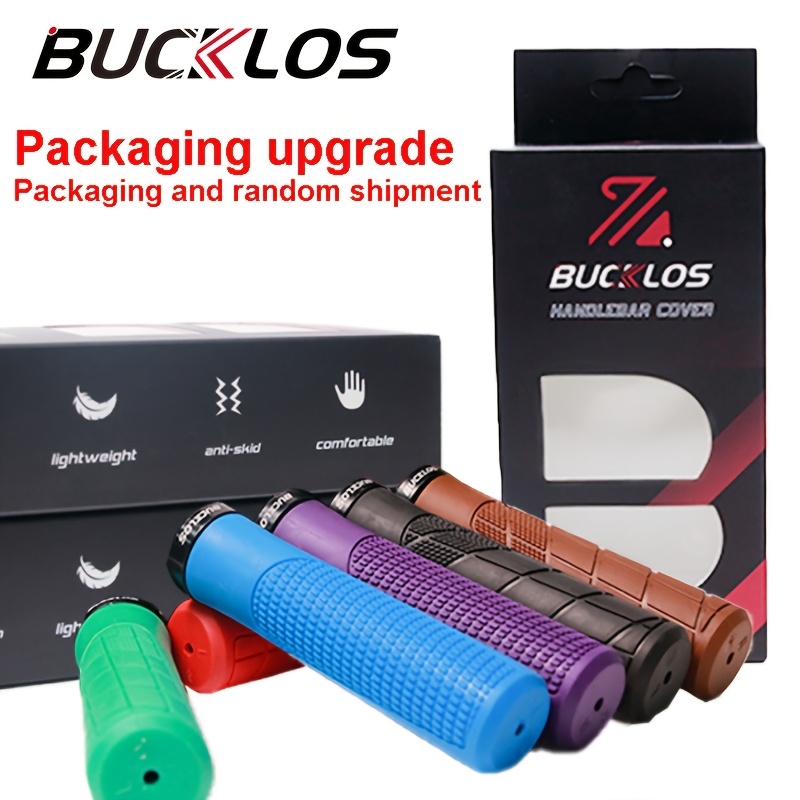 Poignées De Guidon VTT Lock-on - Antichoc, Antidérapantes, Pour 22.2mm, 139g
