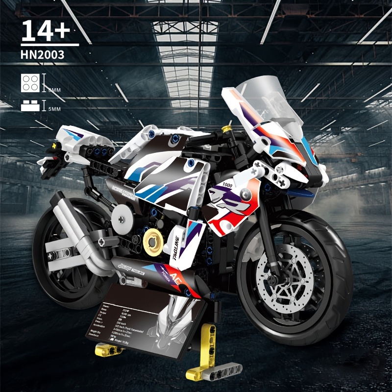2026 New Toy Motorcycle Building Blocks Model