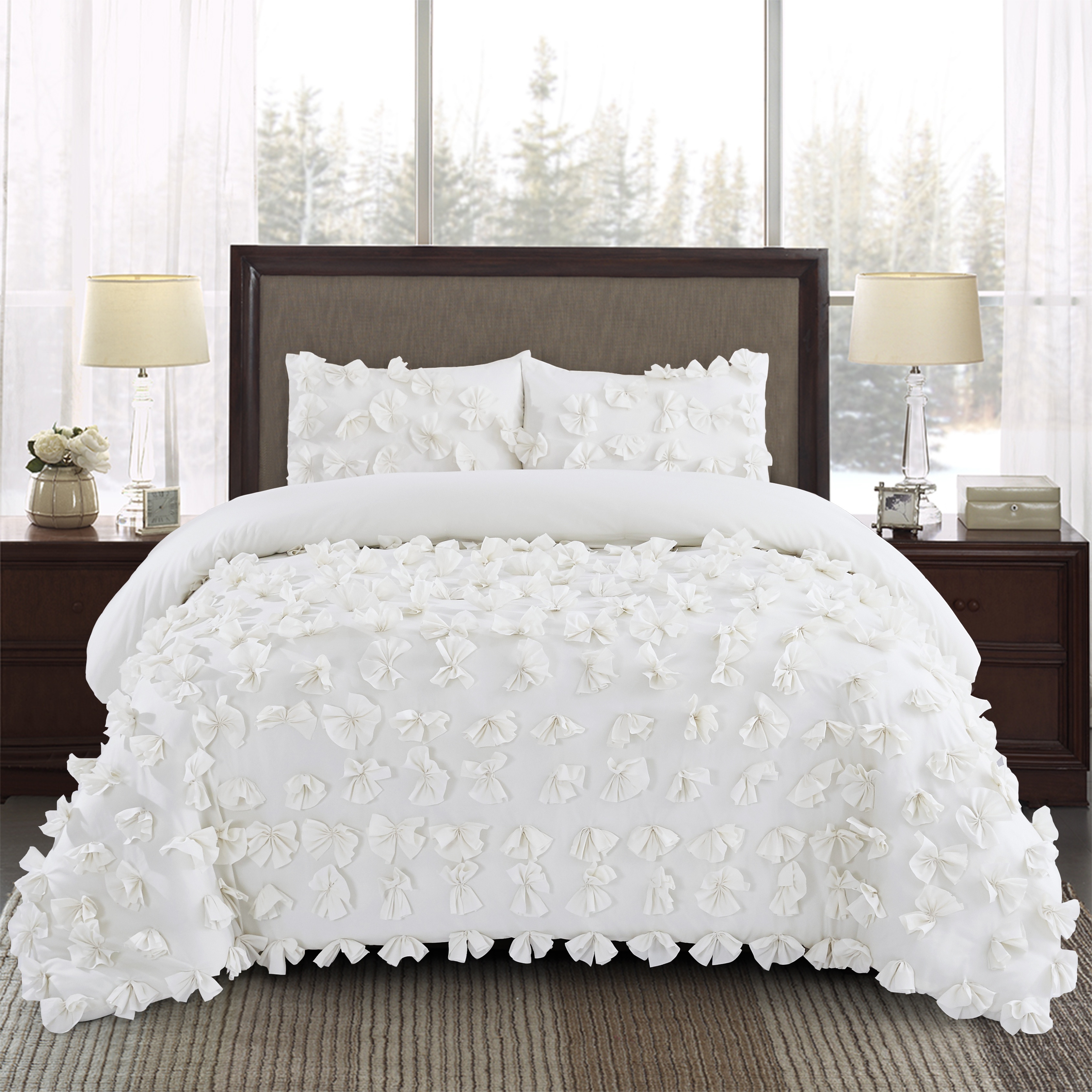 

3 Piece Romantic Comforter Set