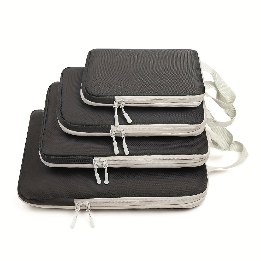 TEMU Travel 4pcs Set Storage Bag For Luggage, Expandable Clothes And Shoes, Travel Storage Bag