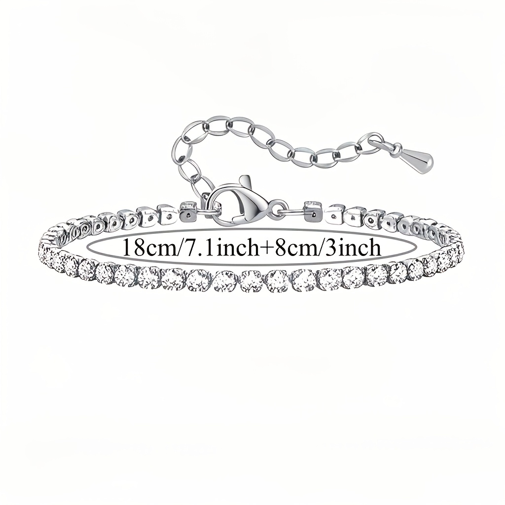 E-shop Verstellbares Herren-Tennisarmband aus Kupfer | Schmuckbeutel & Box inklusive | Elegantes Business-Accessoire | Jubiläumsgeschenk | Hochwertiges