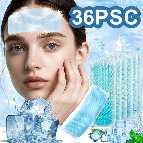 36psc quick ice pack cooling patch portable disposable ice pack for prevention physical cooling long lasting cooling suitable for mobile phones and joint physical cooling