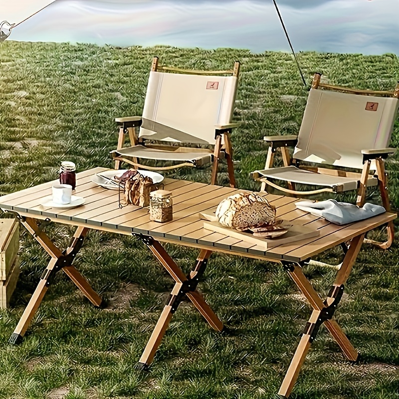 Table de Pique-nique Pliante Extérieure Table de Camping en Fer Forgé Pour  Barbecue BBQ Grill Beach Table de Barbecue Portable Avec Sac de Rangement