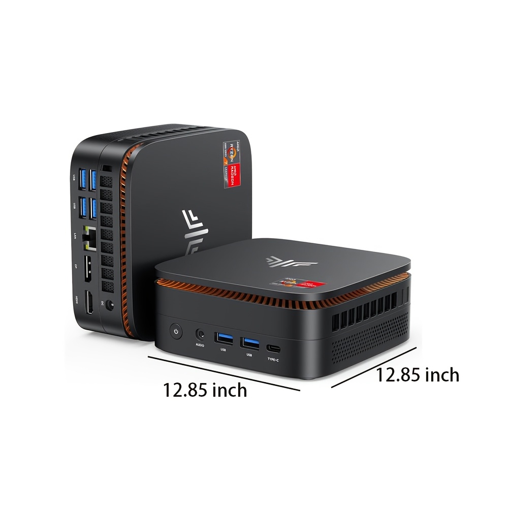 Mini-pc AMD Ryzen7 6800H (tot 4,7 GHz)