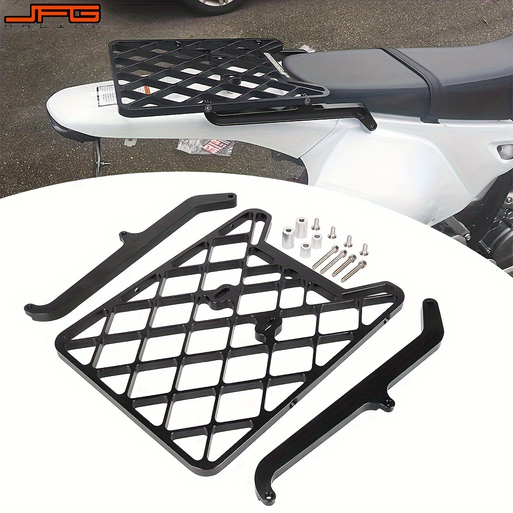 Motorcycle Rear Luggage Rack,Dirt Bike Luggage Rack,Motorcycle Top Luggage  Rack Aluminum CNC for DRZ400 DRZ400S DRZ400m All Years