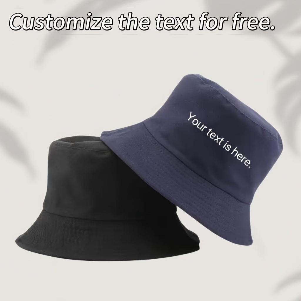 Custom Logo Double-Sided Fisherman Hat, Lightweight Polyester