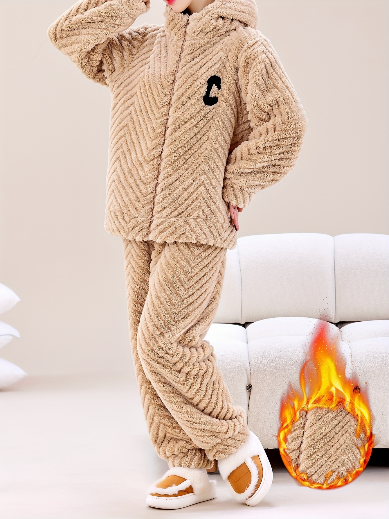 Cosy Womens Warm Pyjama Sets Ladies Pyjamas Cosy Warm Winter