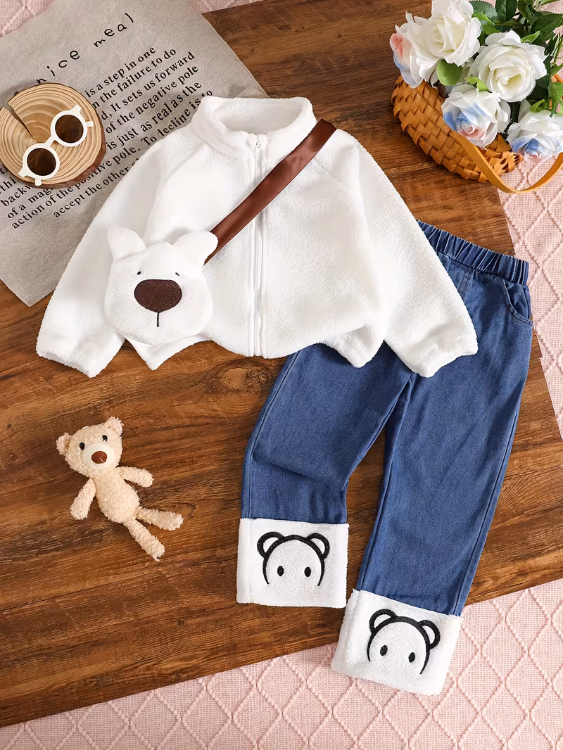 Conjunto Osito polar Jean foto 1