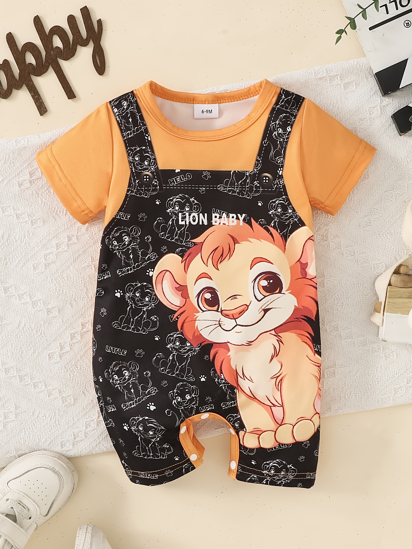 Lion King Infant Disney Clothes Lion King Baby Bodysuit Lion Baby