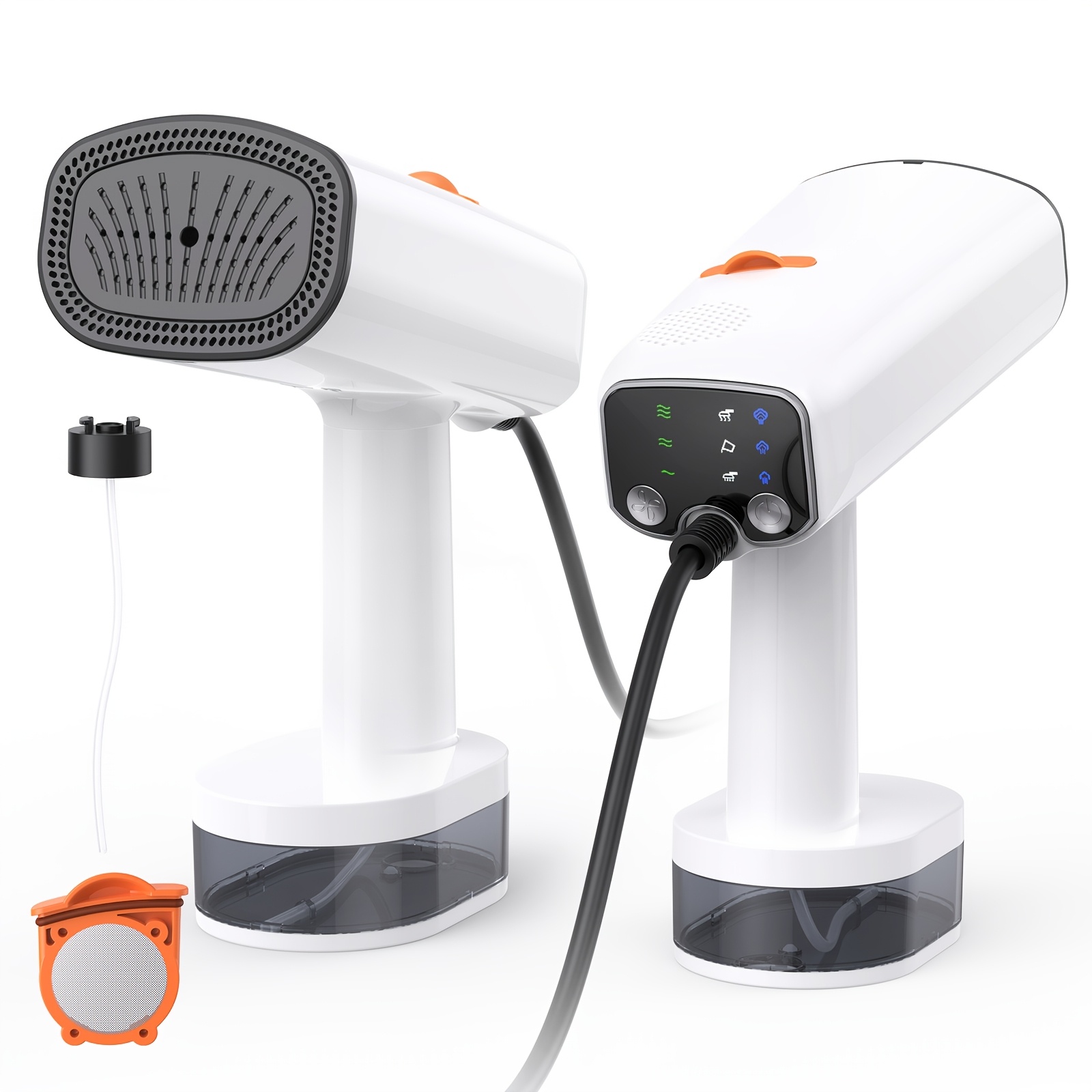 TEMU Vaporizador de ropa Lubluelu 2100W con succión para ropa, succión de 6000Pa, de agua desmontable de 350 ml, vapor rápido en 30 s, eliminación
