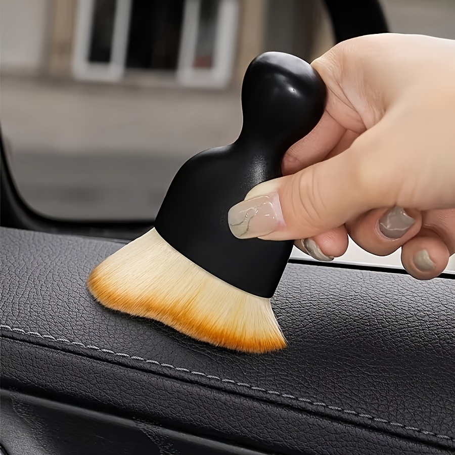 Portable Car Cleaning Tool with Ultra-Fine Soft Bristles