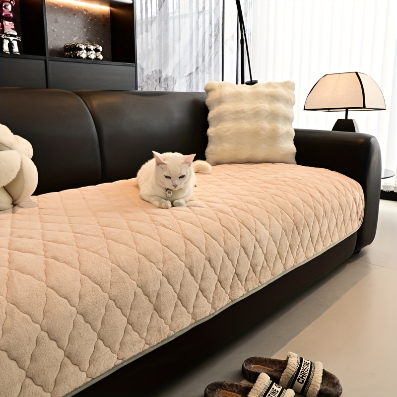 a multi colored soft breathable quilted milk velvet non slip sofa cushion european style sofa seat cushion suitable for two seater three seater and four seater sofa cushions   other combinations pet friendly   in     Product details 7