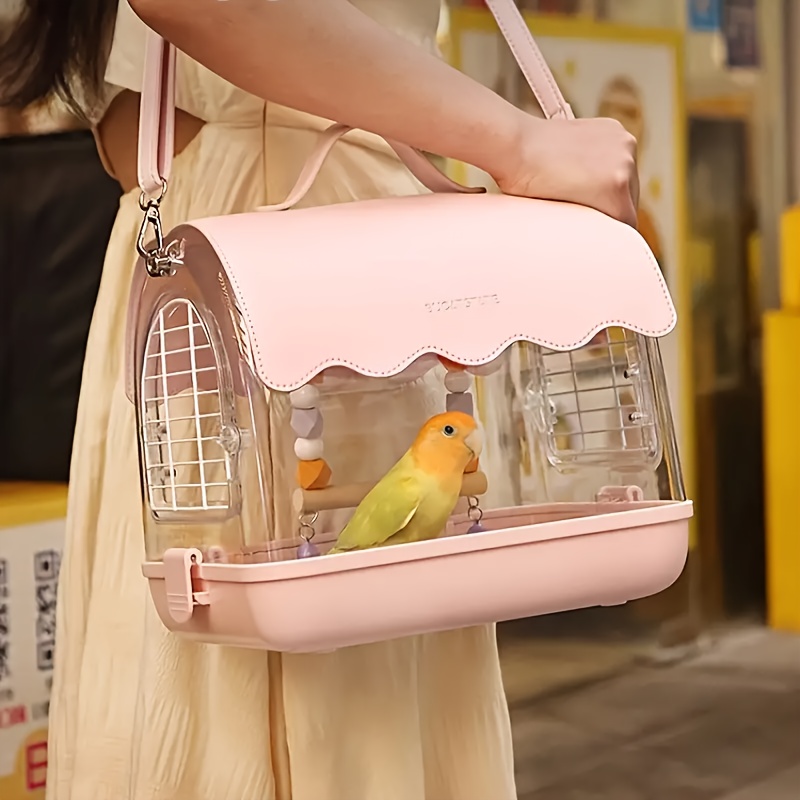 BUCATSTATE Small Animal Carrier Cage for Hamsters and Reptiles