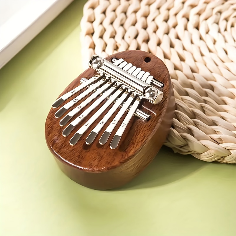 8 Keys Mini Kalimba High Quality Exquisite Finger Thumb Piano Marimba Music Good Accessory Pendant Gift, Christmas and Halloween Gift, Thanksgiving Gift
