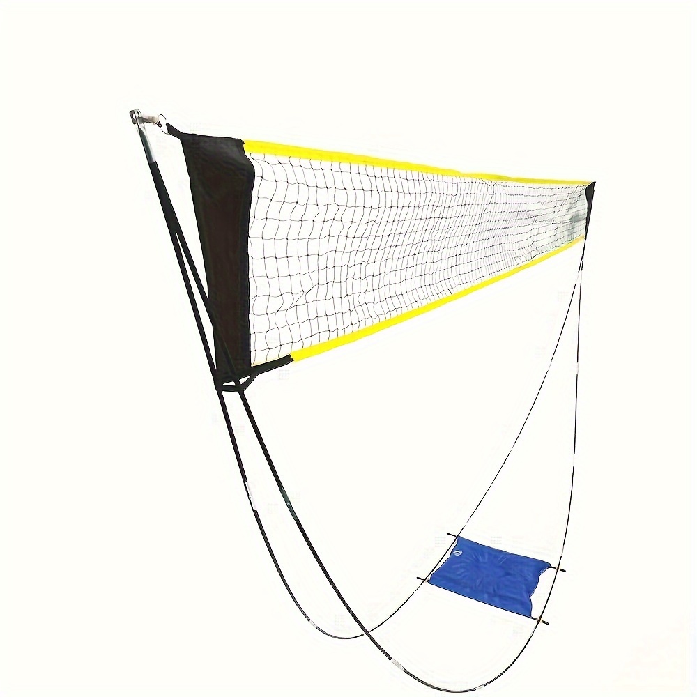 

Portable Badminton Net Set - 10x5ft, Easy Fold & Detachable For Indoor/outdoor Play, Polyester