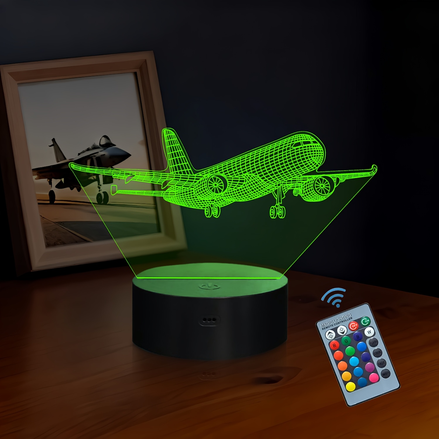 Airplane night light detail