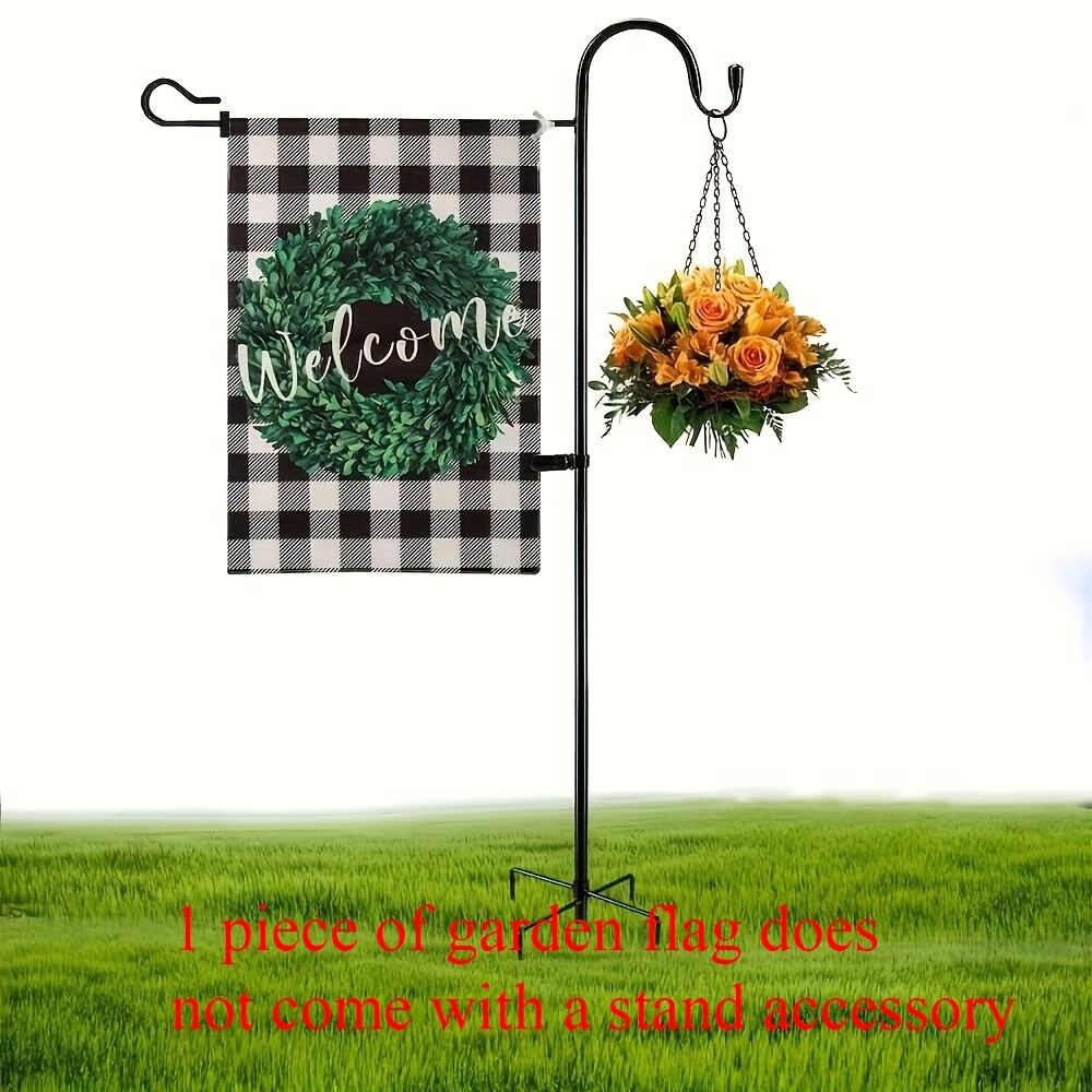 TEMU [small Yard Stars And Stripes Flag] 1pc, Welcome Garden Flag, Double Sided Patriotic Stars And Stripes Small Yard Flags, Day, For Summer