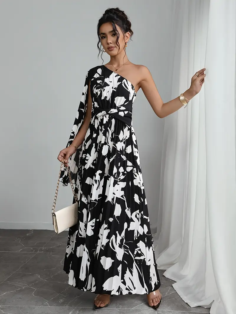 cute one shoulder summer dresses Summer Vibe One Shoulder Mini Dress