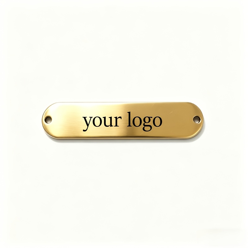 TEMU Custom Engraved Logo Tags, Personalized Metal Tags, Clothing And Luggage Metal Tags, Bag Metal Tags, Gifts For Her, Mother's Day Gifts, Birthday